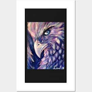 Purple Electric Phoenix Posters and Art